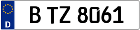 Truck License Plate